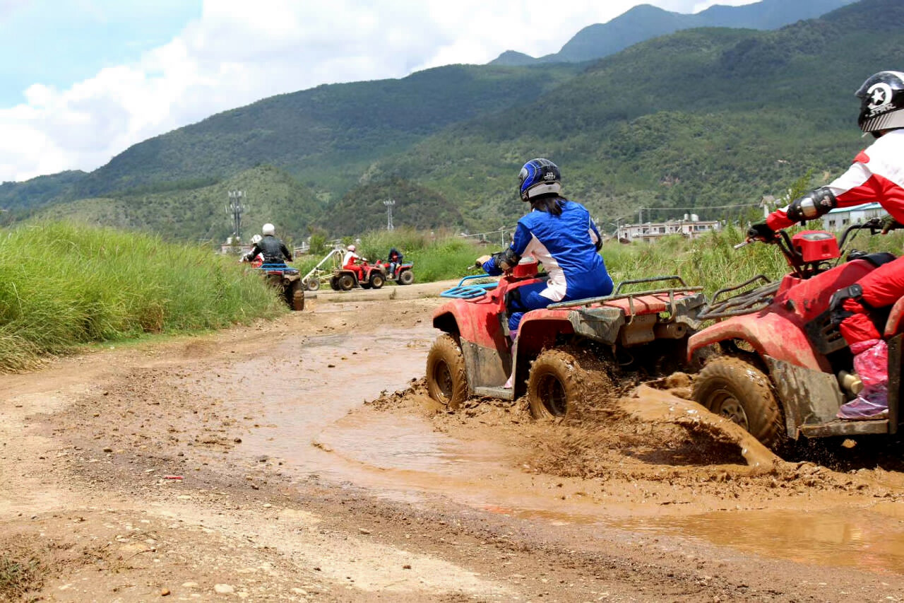 麗江ATV沙灘車卡丁車越野體驗純玩一日游極限之旅  驚險 刺激 好玩